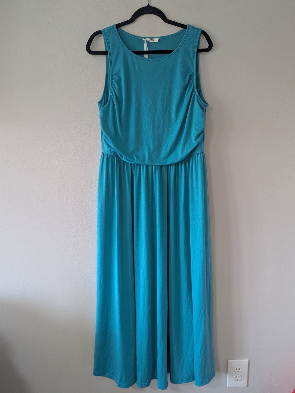 XL NWT Grace Karin Turquoise Vacation Summer Wedding Maxi Dress